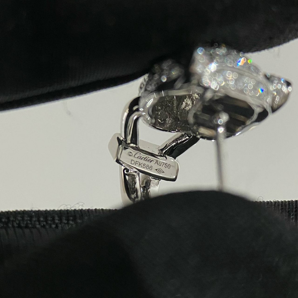 Бриллиантовые серьги Cartier