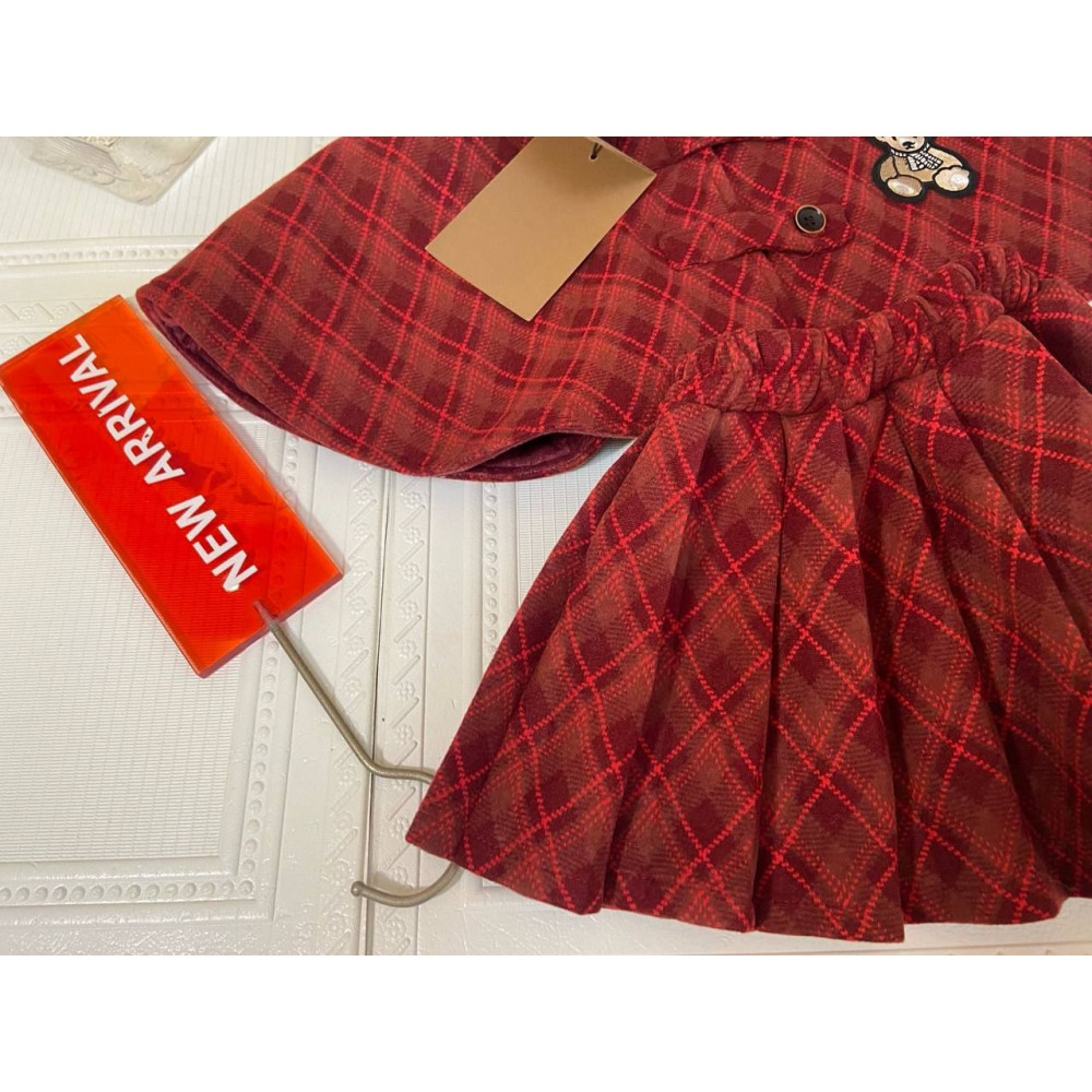 530590. Костюм Burberryпончо юбка. Размеры 90-140. Качество оригинала. B18. D9. burberry