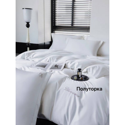 Комплект постельного белья ??Blumarine, тенсель + хлопок полуторка