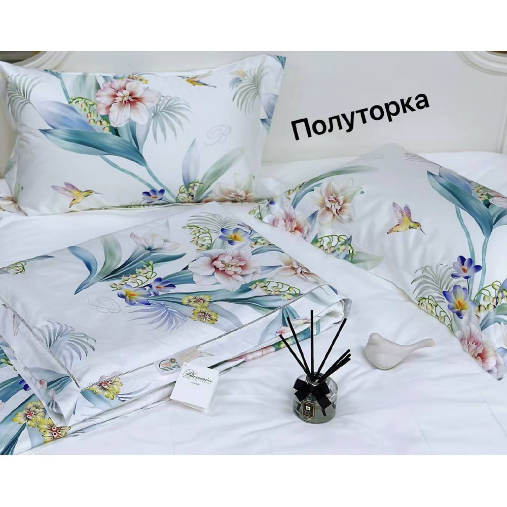 Комплект постельного белья ??Blumarine, полуторка одеялом,