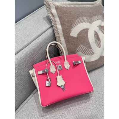 Herm?s Birkin 25 Verso Двухцветное совершенство в коже Epsom