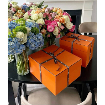Тапочки на меху Hermes